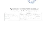Изменения в проектную декларацию литера 51а Бакинский проезд от 31.03.2015